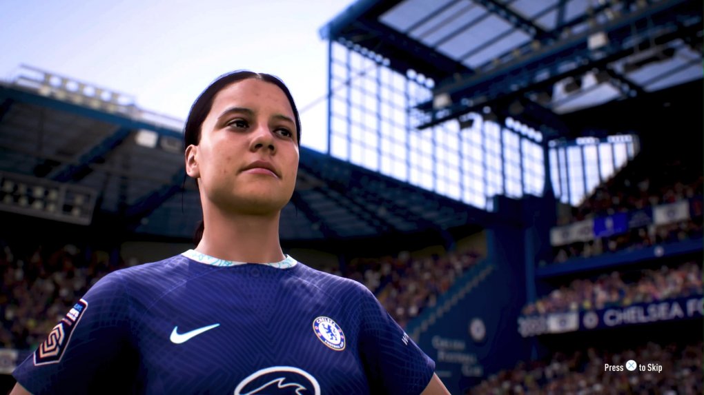 Chelsea-Spielerin Sam Kerr ist neben PSG-Stürmer Kylian Mbappé Cover-Star von FIFA 23. Trotzdem spielen die Damen auch im aktuellen Ableger noch die zweite Geige.