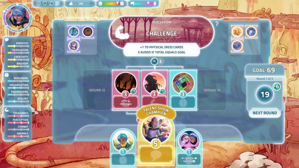Herausforderungen und Aufgaben löst I Was A Teenage Exocolonist mit einem Spielkartensystem. Die individuellen Fähigkeiten der Charaktere kommen hier zum Tragen.