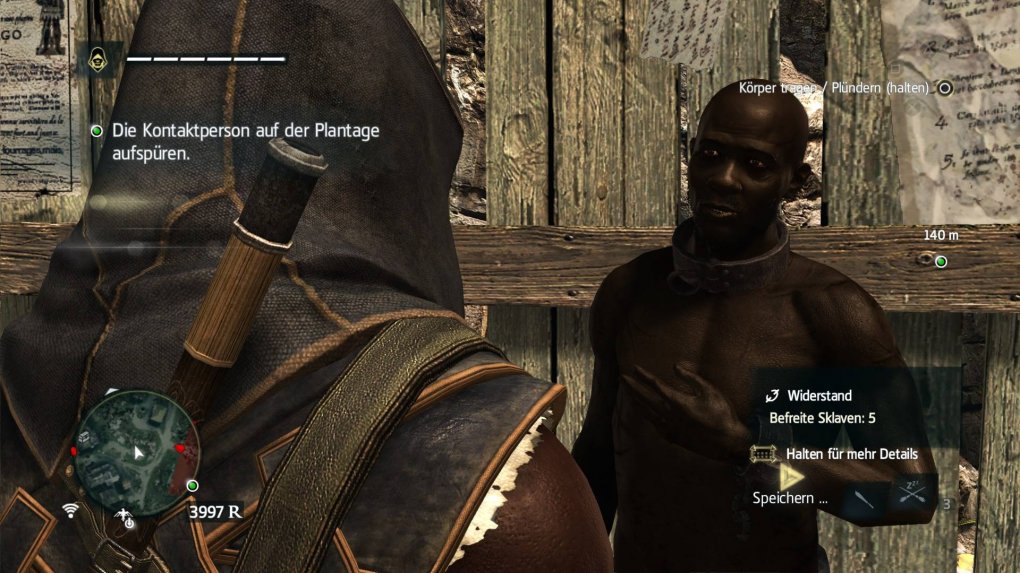 Schrei nach Freiheit war die zweite Erweiterung zu Assassin’s Creed 4: Black Flag. Hier steuert ihr Adéwalé, der sich von Edward Kenways Quartiermeister zum Assassinen hochgearbeitet hat und jetzt gegen die Sklaverei kämpft.&nbsp;