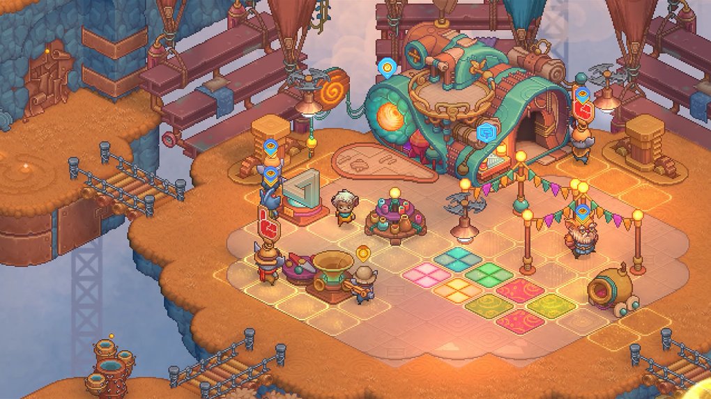 Die Spielwelt von Bandle Tale: A League of Legends Story ist zu sehen.