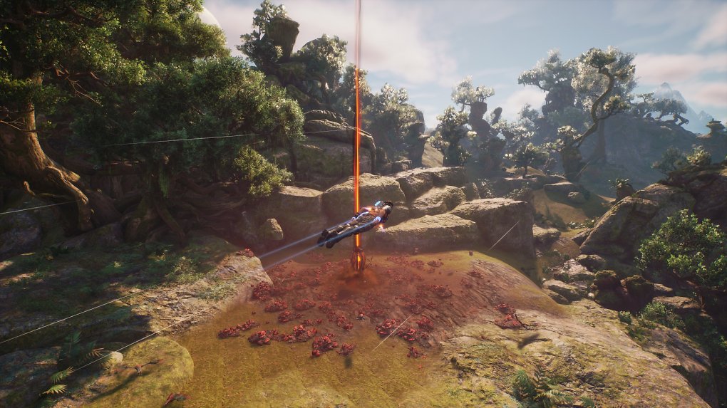 Das Jetpack sorgt für ein tolles Freiheitsgefühl.