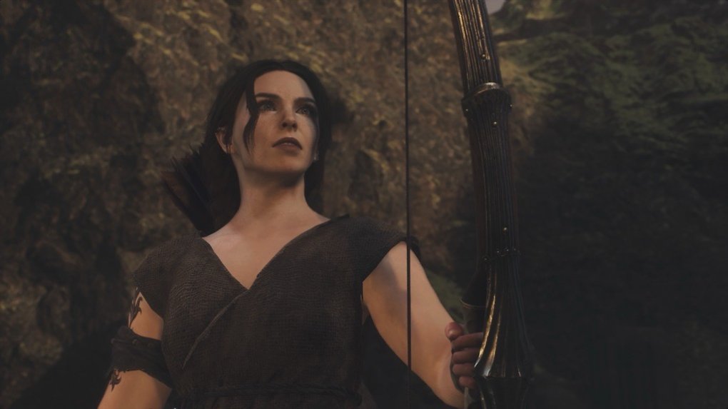 Ein Spielercharakter aus Dragon's Dogma 2 hält einen Bogen in der Hand