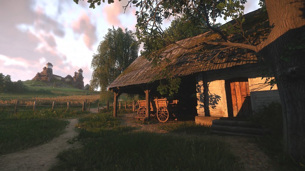 Eine mittelalterliche Hütte