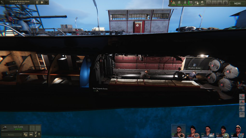 Innenansicht U-Boot