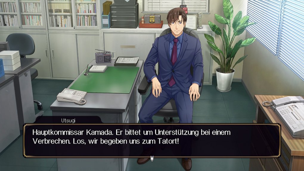 Ein Blick ins Detektivbüro Utsugi.