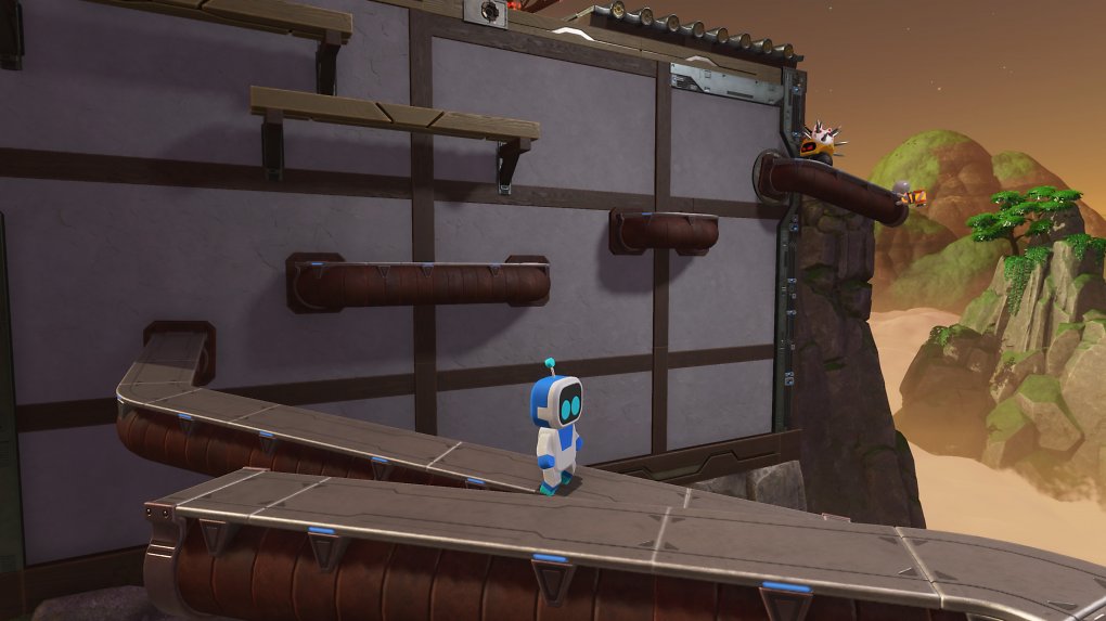 Astro Bot rettet einen anderen Bot