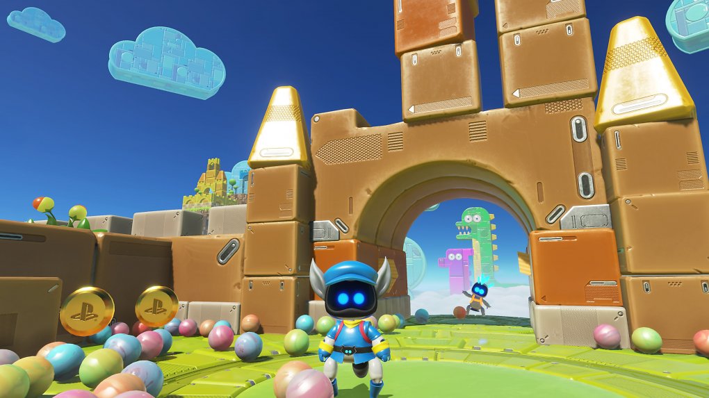 Astro Bot rettet einen anderen Bot