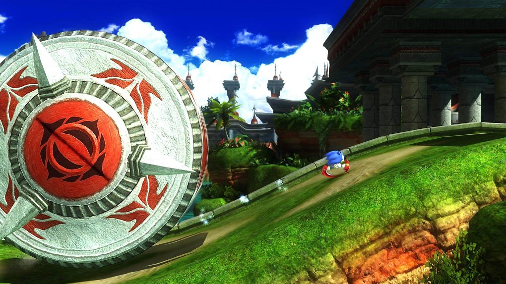 Ein 2D-Level in Sonic X Shadow Generations