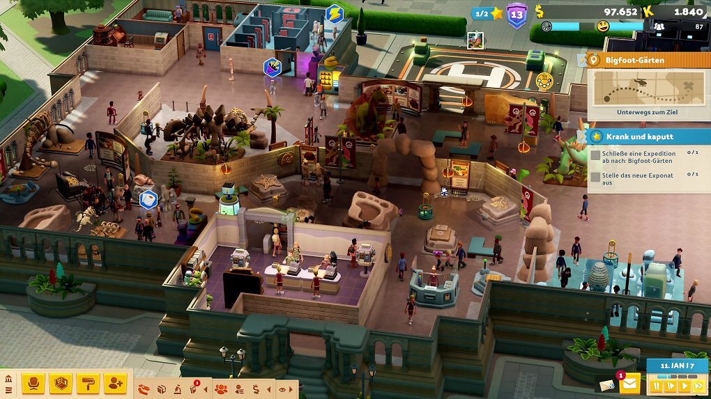 Two Point Museum gespielt: Wir brauchen wieder mehr solcher Spiele!