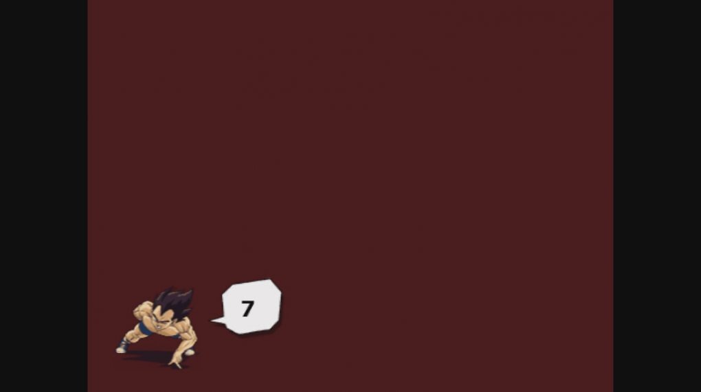 Ein Ladebildschirm aus Dragon ball z 3.
