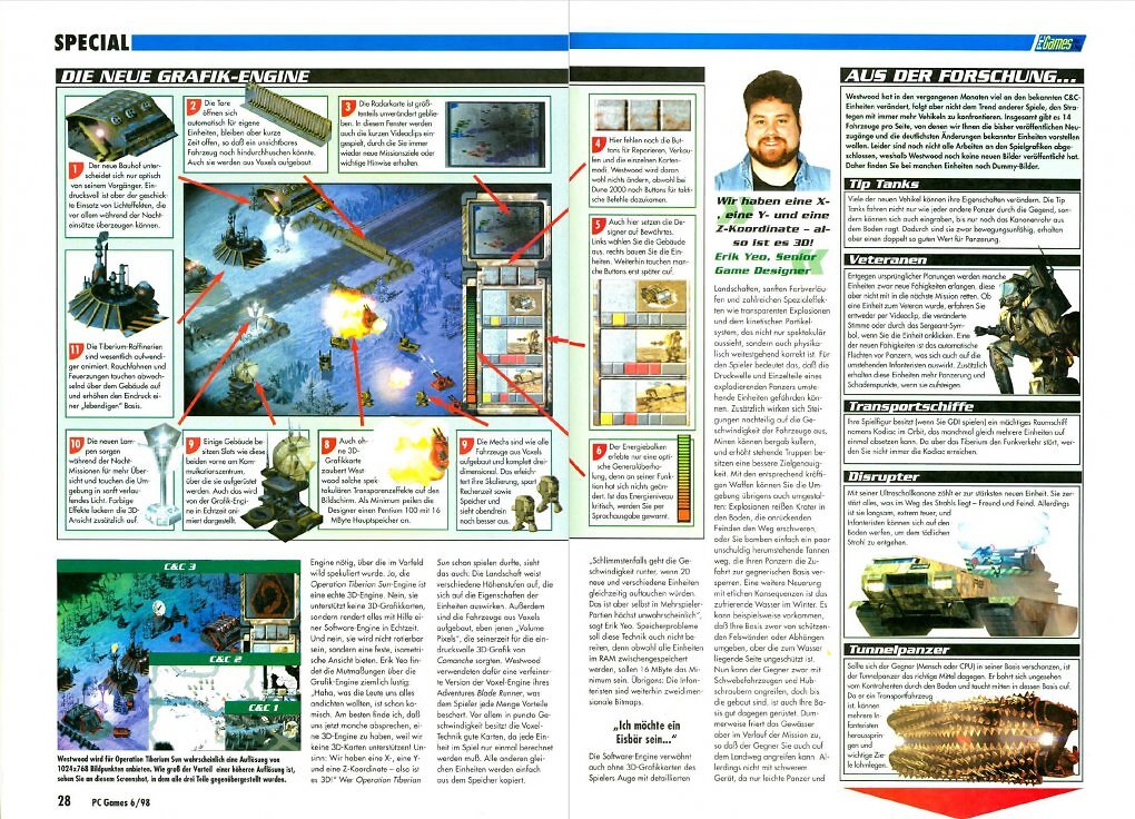 Ein Auszug aus einer alten PC-Games-Ausgabe.