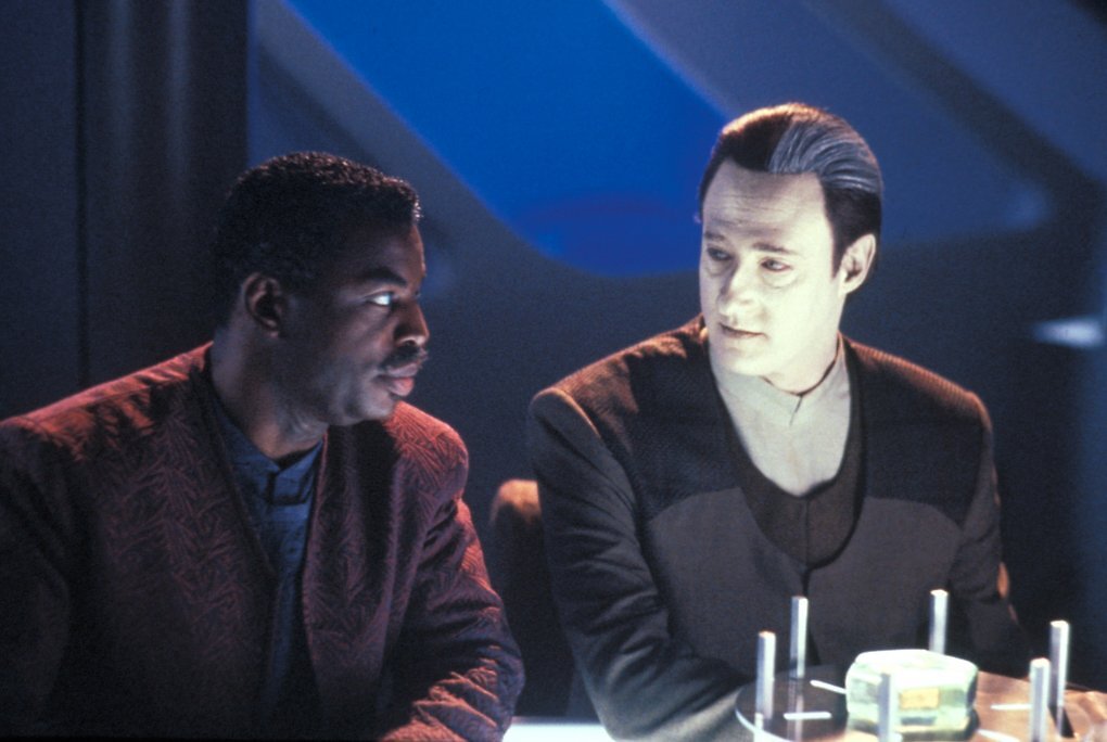 Immer die dicksten Freunde, egal in welcher Zeit: Geordi und Data