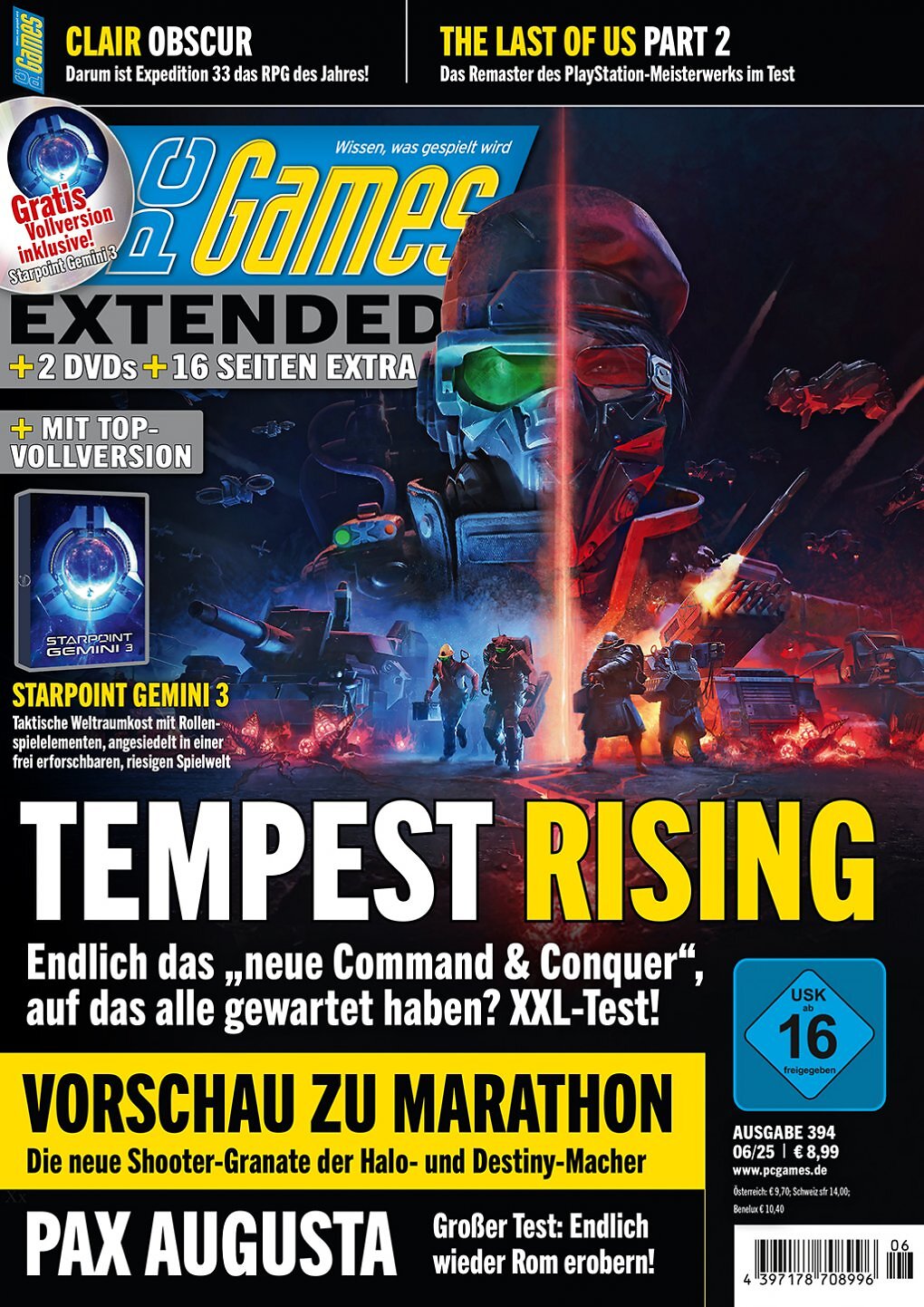 Das Cover der PC Games Extended 06/25