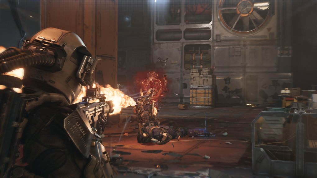 Kampf Gameplay mit Deckung.