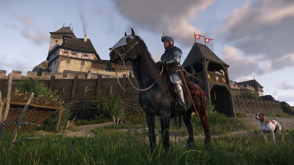 Heinrich von Skalitz vor der Burg Trosky aus Kingdom Come Deliverance 2