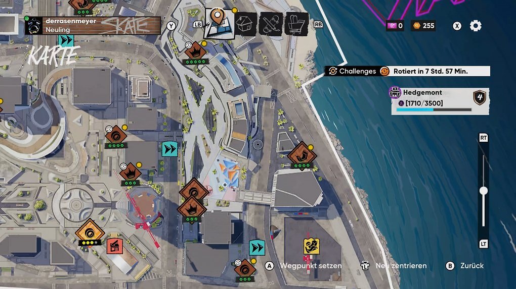 Die Karte erinnert an klassische Live-Service-Spiele.