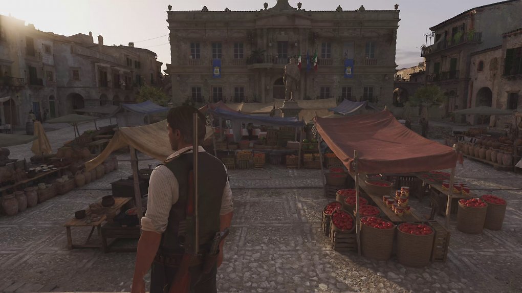 Fans von Mafia 2 sollten diesen Marktplatz wiedererkennen.