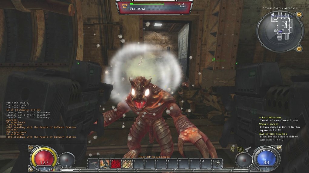 Zwei Jahre vor Borderlands versucht sich bereits Hellgate: London an einer Art der Verschmelzung von Rollenspiel- und Shooter-Mechaniken, scheitert jedoch.