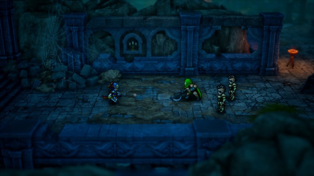 Die Charaktere sind weiter im Pixelart-Style gehalten.