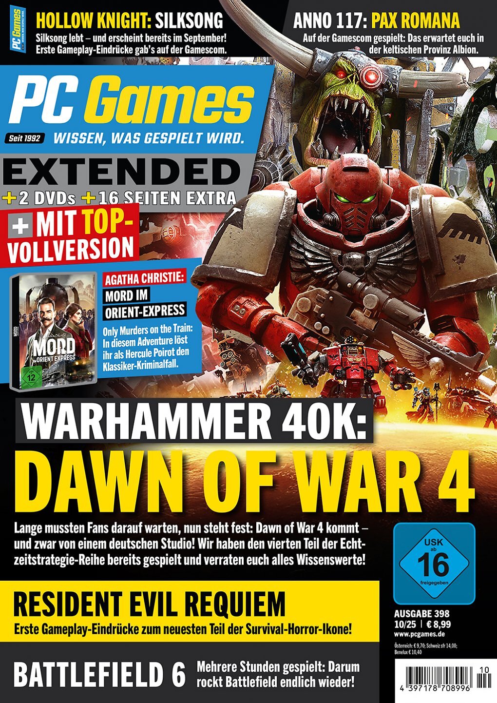 Das Cover der PC Games Extended 10/25