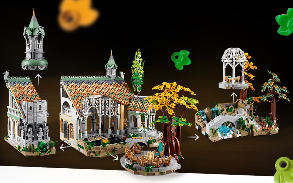 Modular Lego Klemmbaustein Bruchtal