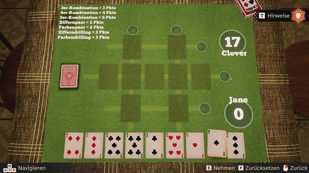 Die Rätsel sind durchweg kreativ gestaltet. So dürft ihr auch einmal euren Grips im Kartenspiel oder bei einer Partie Mahjong beweisen.