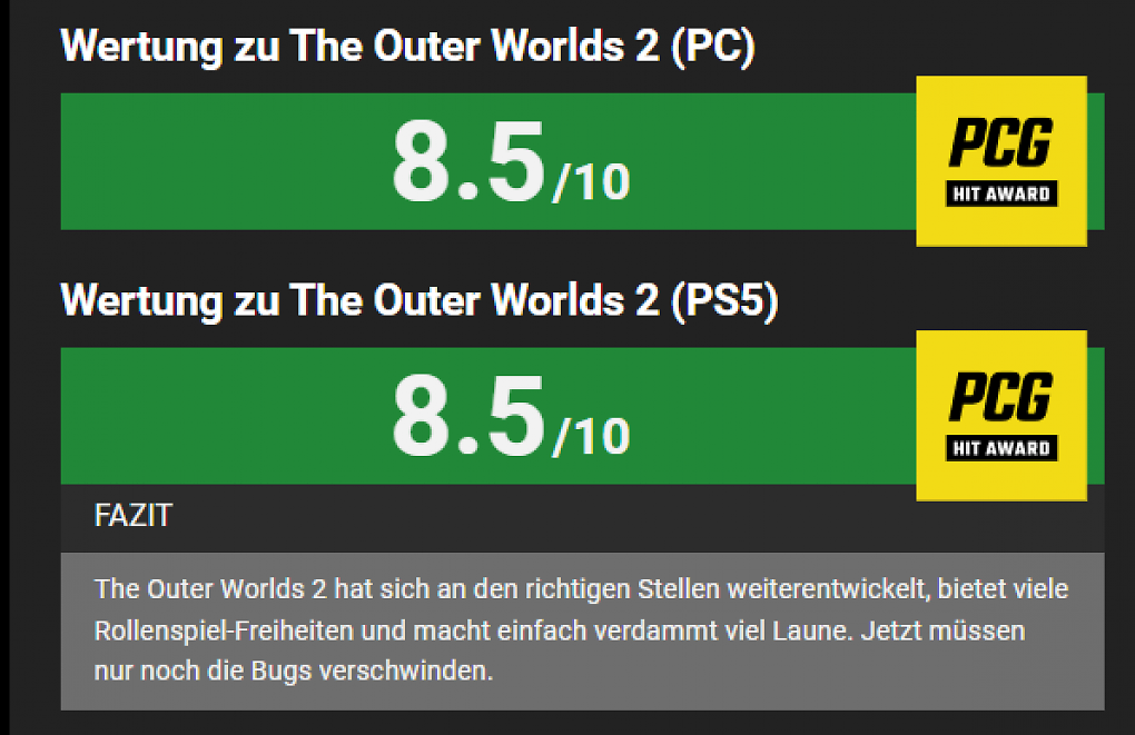Das neue Wertungssystem mit 0,5er-Schritten.