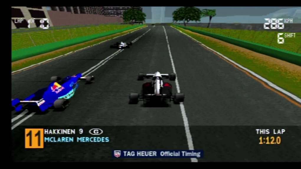 Michael Schumacher, Ralf Schumacher, Mika Häkkinen, Jos Verstappen und Gerhard Berger sind nur einige bekannte Namen aus Formula 1 97. Die Playstation-Spiele zur F1 waren in den 90ern äußerst erfolgreich.