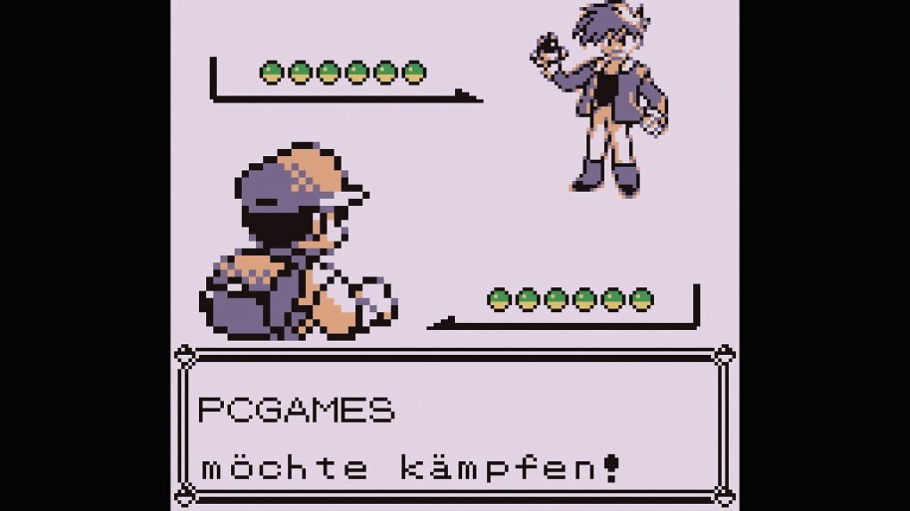 Der letzte Kampf des Spiels ist gegen unseren Rivalen, der sich am Anfang ein Pokémon geschnappt hat, das effektiv gegen unseres ist.