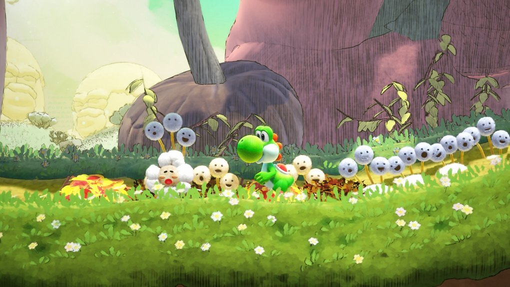 In Yoshi und das geheimnisvolle Buch erwartet uns wieder ein komplett neuer Artstyle.
