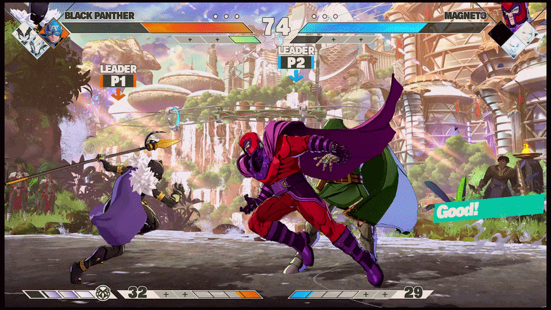 Besonders angetan hat es mir ja Black Panther mit ihrem Command-Jump.