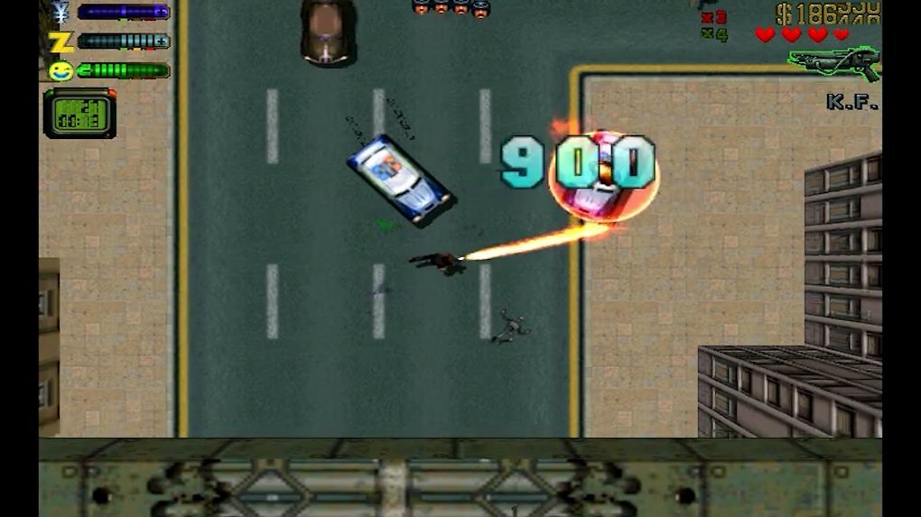 GTA 2 war noch ein klassisches Arcade-Spiel mit Punkten und Highscores.