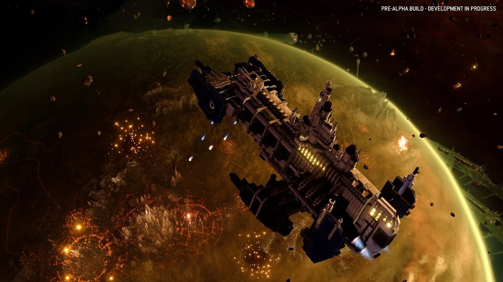 Orbitalbombardements könnten den Schlachten eine richtig spannende Extra-Ebene geben. Schließlich geht es dann nicht nur darum, was am Boden passiert, sondern auch darum, wann man die Flotte im Orbit für einen vernichtenden Schlag einsetzt.