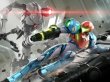 Samus Aran im Kampf gegen die Kampfroboter aus Metroid Dread.