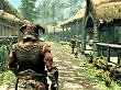Ein Spaziergang durch ein Dorf in Skyrim