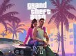 Das Titelbild von GTA 6, auf dem die Charaktere Lucia und Jason auf einem Auto sitzen