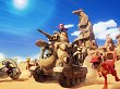 Trupp im Panzer mit Dinos