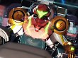 Samus sitzt auf dem Pilotensitz im Cockpit ihres Schiffs.