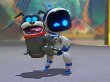 Astro Bot trägt das Hunde-Gadget auf dem Rückem
