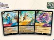 Drei Doppel-Tinte Karten aus dem TCG Disney Lorcana