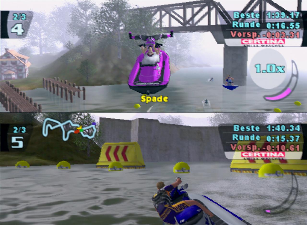 [26/11/2001] Ob morgens wirklich sooo dichte Nebelschleier wie im Splitscreen-Modus über dem Rhein hängen?