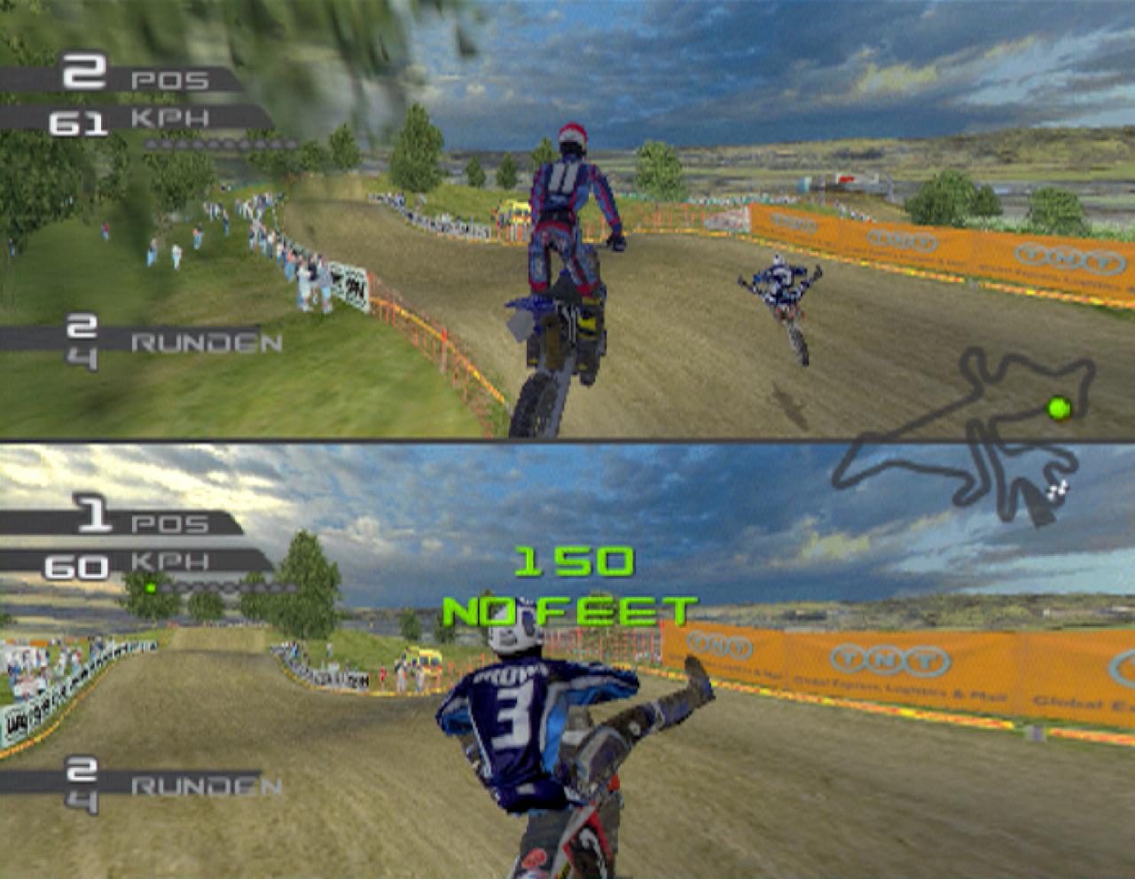 [26/11/2001] Im Rennen bringen Stunts einen Turboboost.