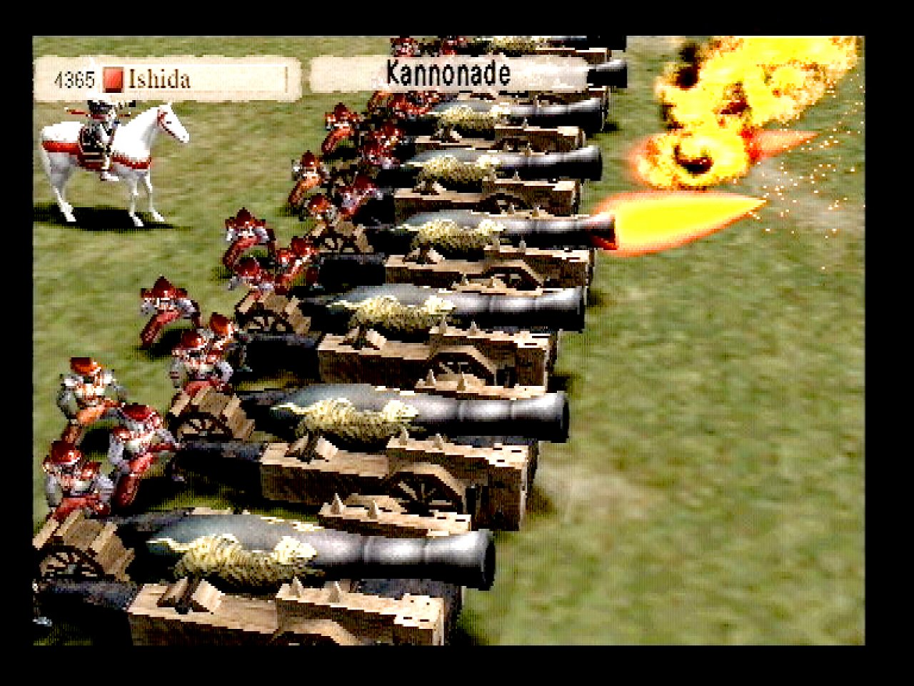 [26/11/2001] Feuer frei: Jedes Spezialmanöver wird von einer der aufwendigen Animationen begleitet, die zwar wunderhübsch sind, aber schnell langweilen.