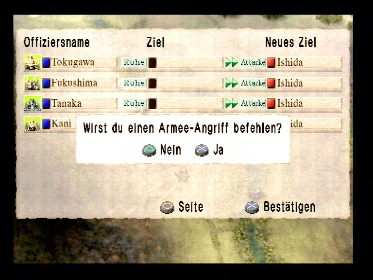 [26/11/2001] Rundumschlag: Sie können auf Wunsch Ihrer ganzen Armee den Angriff befehlen. Das spart Ihnen ein Auswählen einzelner Einheiten.