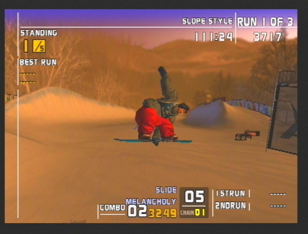 [26/11/2001] B-Note: Im Slope-Style-Wettbewerb geht es um künstlerischen Ausdruck und technische Finesse.