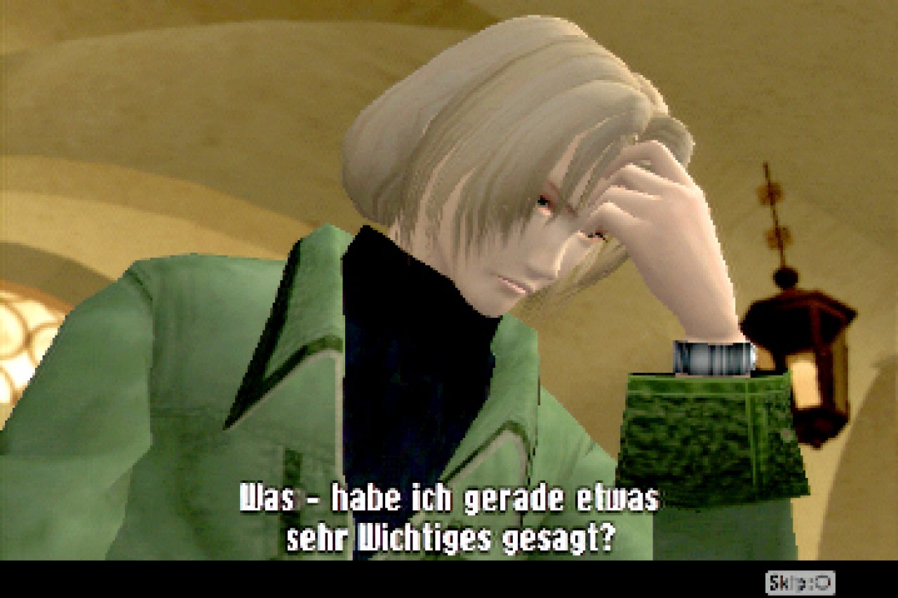 [26/11/2001] Wenn Sie eine Entscheidung treffen müssen, die den Ausgang des Spiels entscheidet, fragt Eike noch mal nach.
