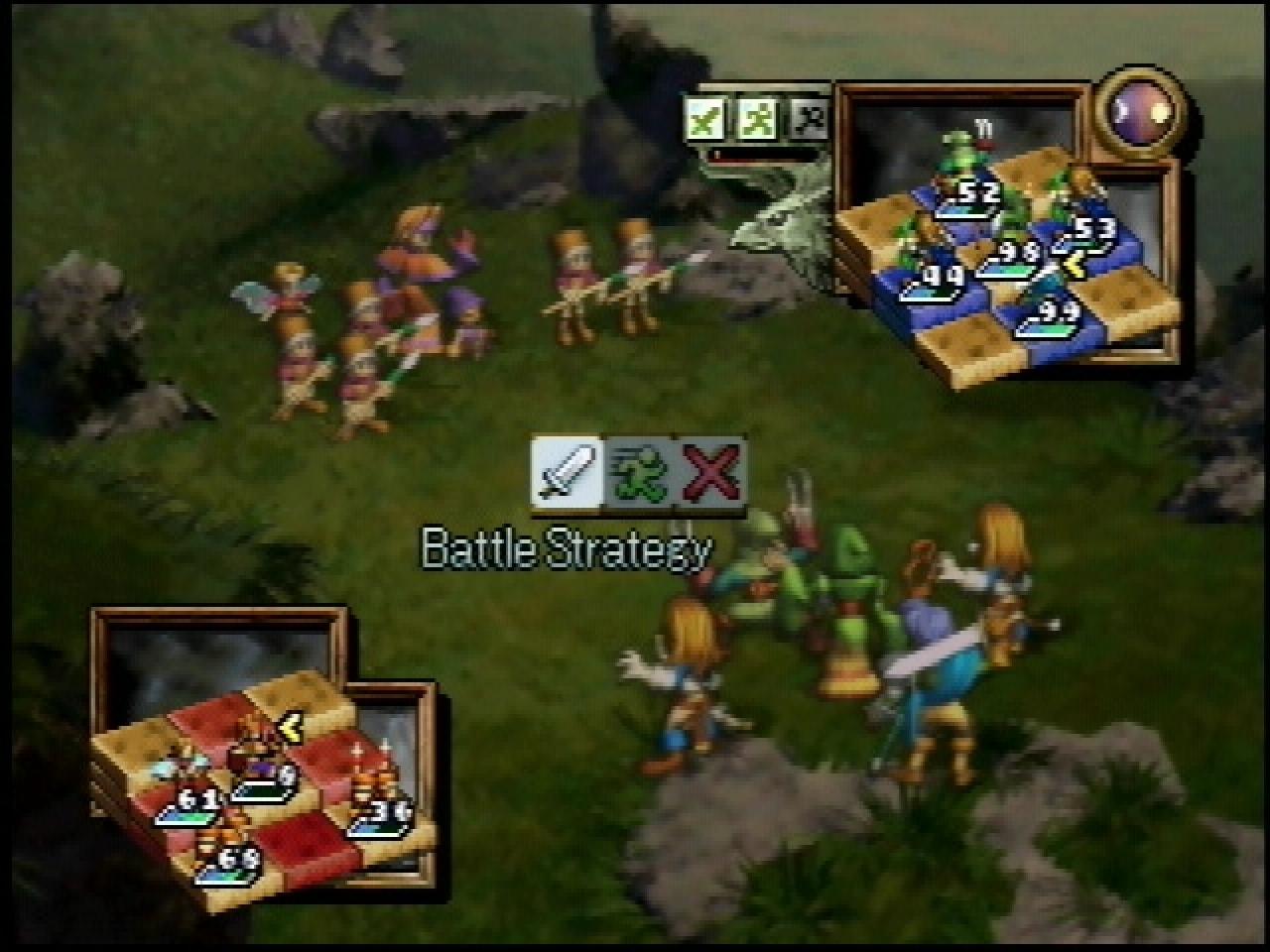 [26/11/2001] ZUSCHAUEN STATT SPIELEN Die Eingriffsmöglichkeiten beim Kampf sind leider sehr beschränkt.