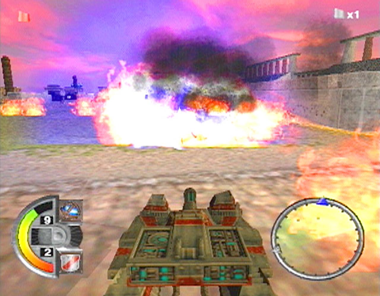 [26/11/2001] EXPLOSIV Die Lichteffekte sind zwar nicht spektakulär, aber immerhin um einiges schöner als bei der PSone-Version.