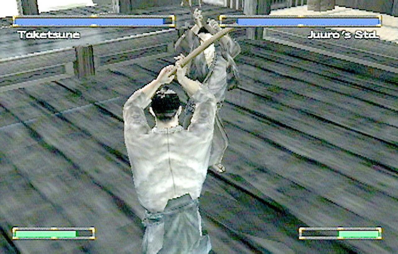 [26/11/2001] TYPISCHE SZENE Die Kameraperspektiven sind oft sehr unglücklich gewählt. Ein fairer Kampf ist nicht immer möglich.