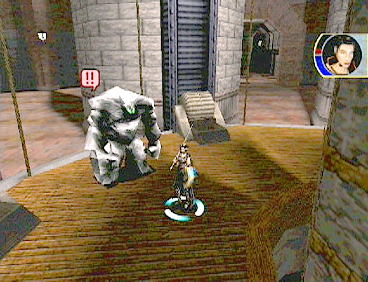 [26/11/2001] VERSTÄNDIGUNGSSCHWIERIGKEITEN Was hat uns wohl dieser freundliche Lift Golem zu sagen?
